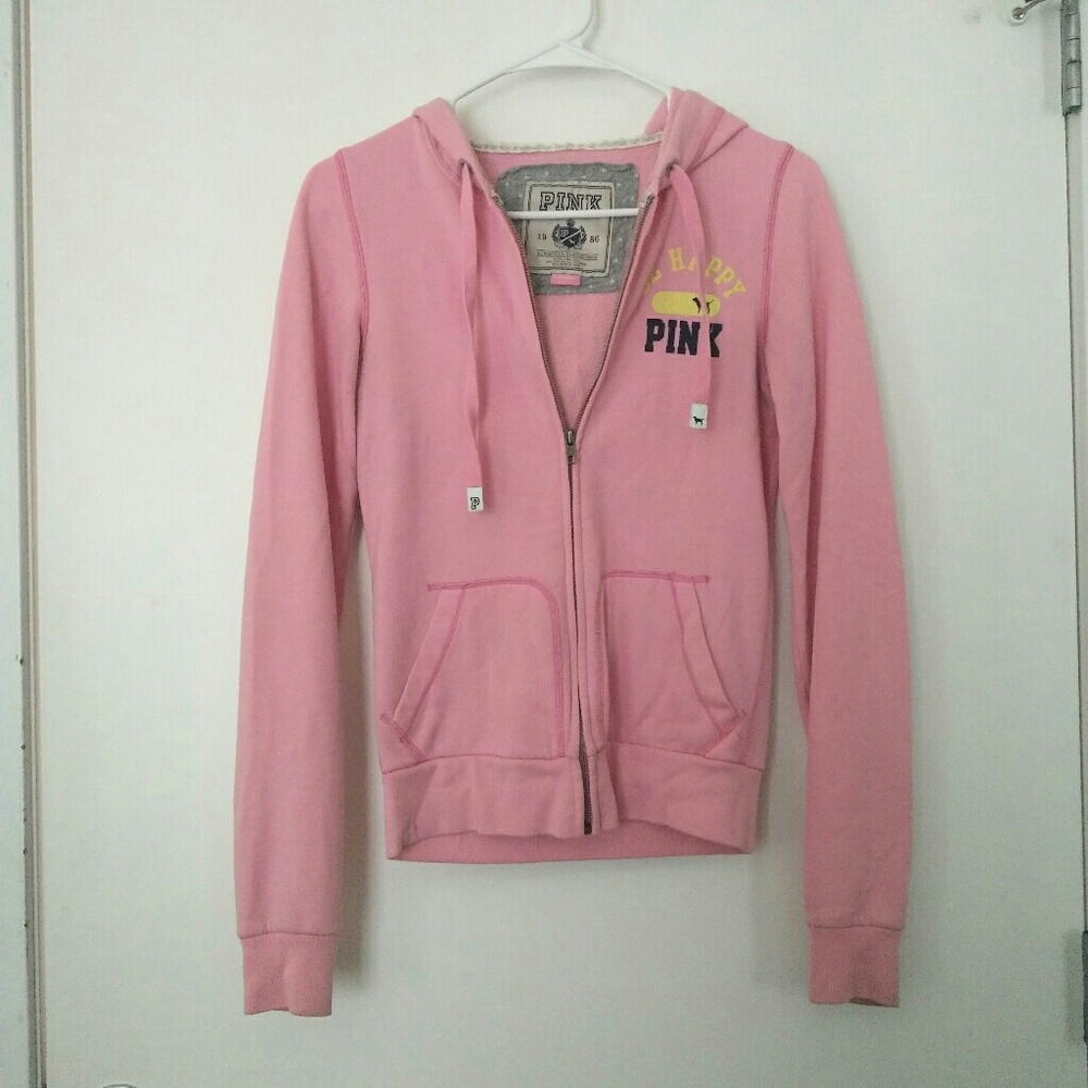 PINK zip up hoodie
